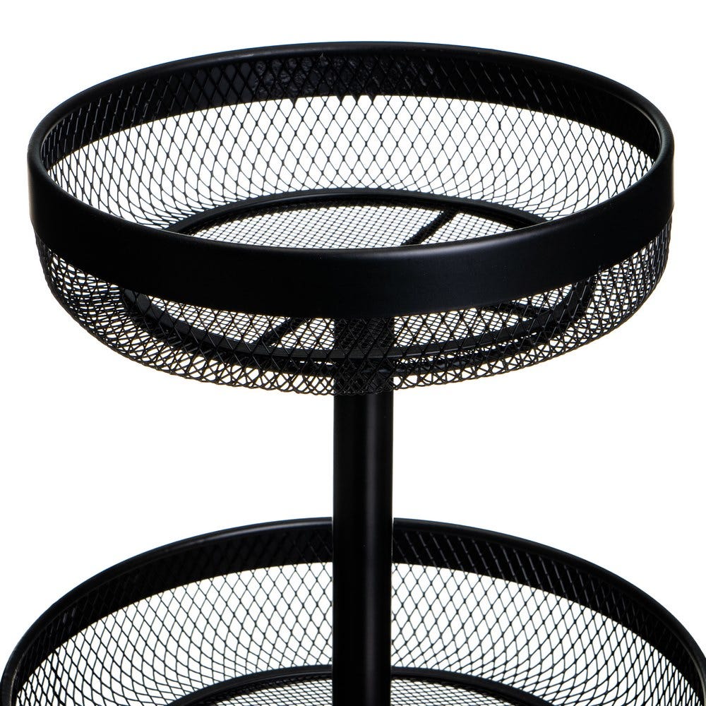 FRUTARIA BONAO METAL PRETO 32CM