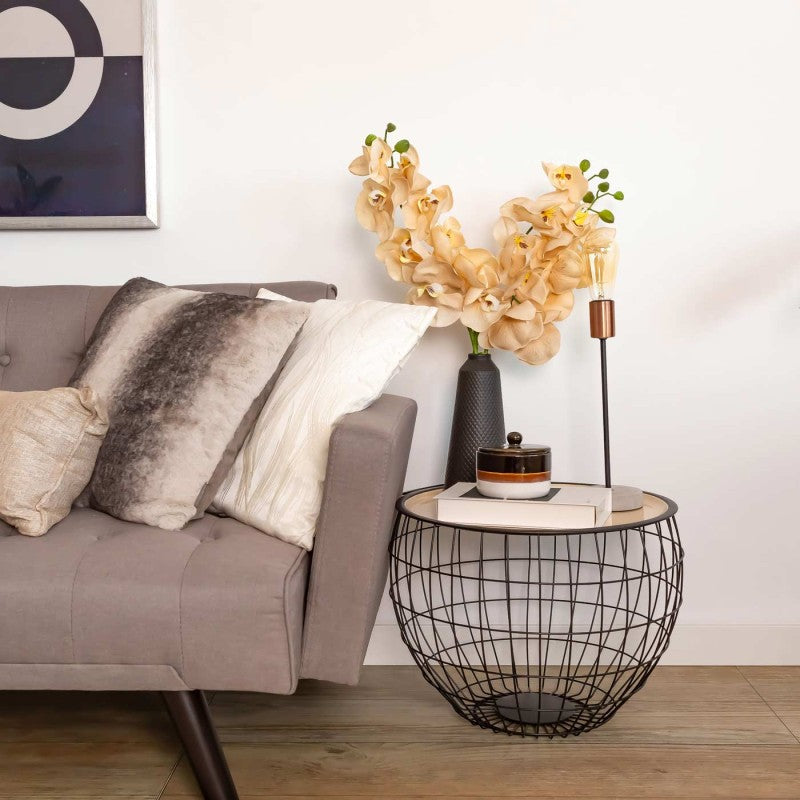 MESA CESTA METAL ERADE