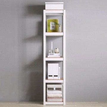 ALMERE SHELF 5 SHELVES WHITE