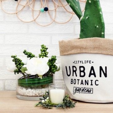 BOTANIC L JUTE BASKET