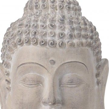 BUDDHA HEAD ZEN RESIN 26CM