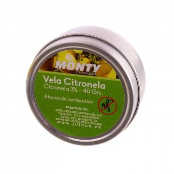 VELA EM CAN CITRONELA 40GR.