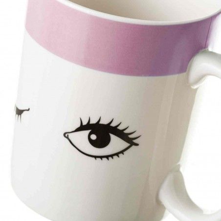 PINK PORCELAIN WINK CUP 9,7 CM