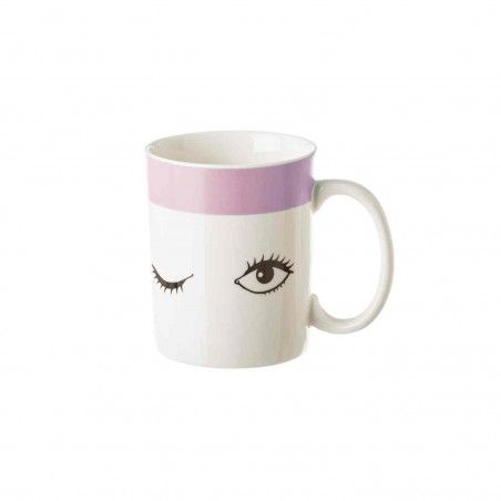 PINK PORCELAIN WINK CUP 9,7 CM