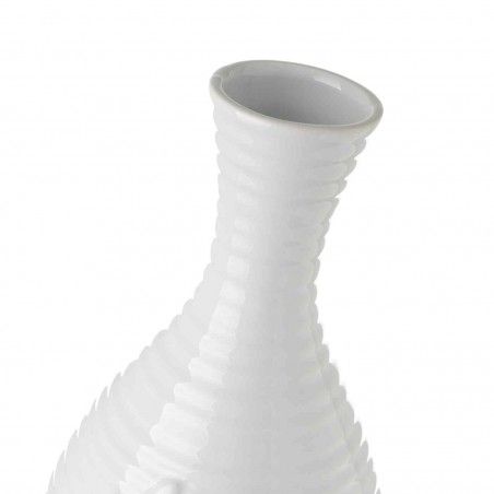 VASO DE CERÂMICA BRANCA DE IDAIRA 37CM