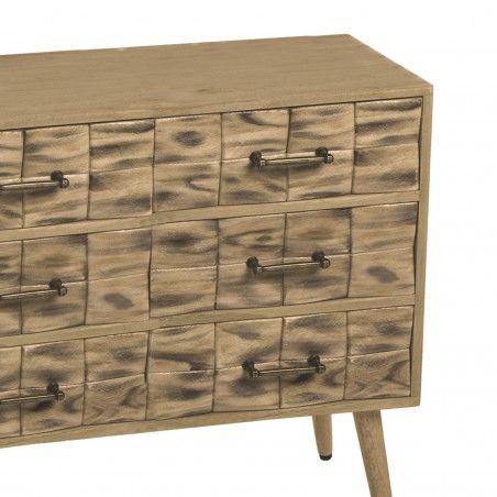 WOODEN CAMELIA DRAWER 3 GAVETAS