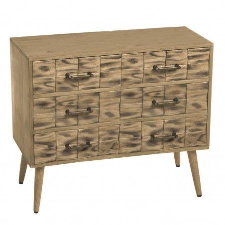 WOODEN CAMELIA DRAWER 3 GAVETAS