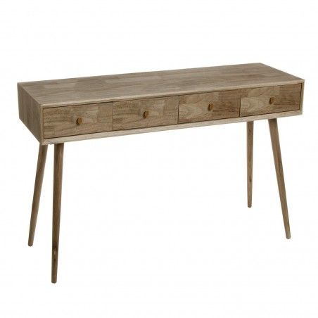 CLAIRA CONSOLE 4 GAVETAS DE MADEIRA