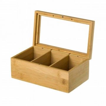 CAJA INFUSIONES BAMBÚ 22,50 X 13 X 9,30 CM