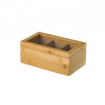 CAJA INFUSIONES BAMBÚ 22,50 X 13 X 9,30 CM