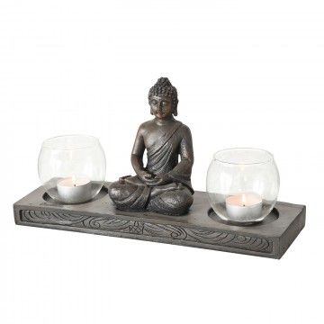 Windlight Buda, H 14,00 cm,