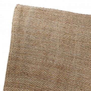 ALFOMBRA JUTE 120X180X1,5 3400 GSM. ZIGZAG NATURAL