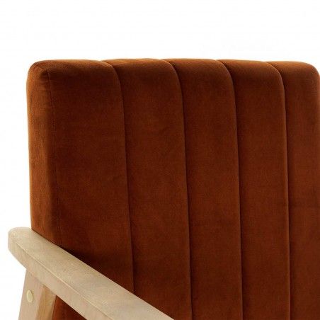 SILLON POLIESTER PINO 63X68X81 TERRACOTA