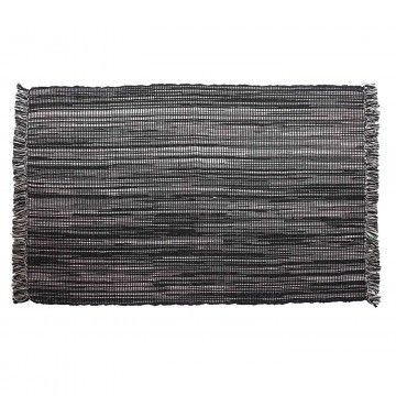 ALFOMBRA ALGODON 230X160X1,5 1100 GSM. NEGRO