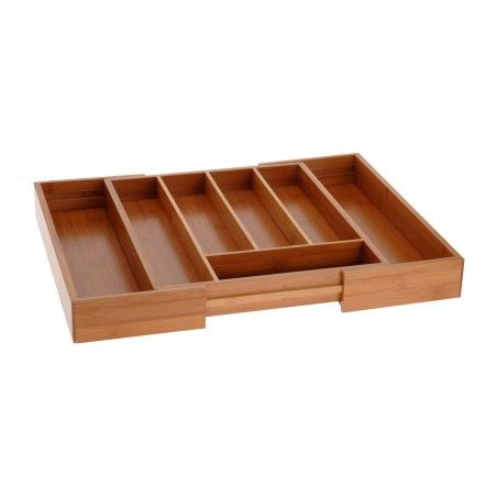 ORGANIZADOR DE TALHERES BAMBU YUNFU 34X28CM