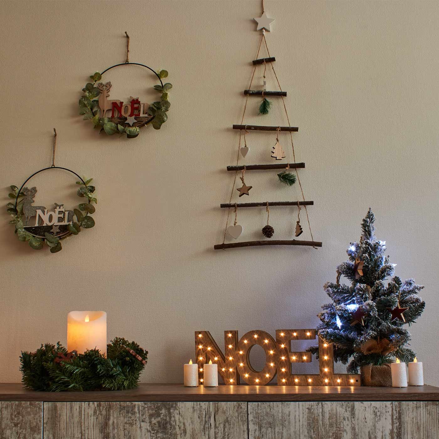 LETRAS NOEL MADEIRA LED...