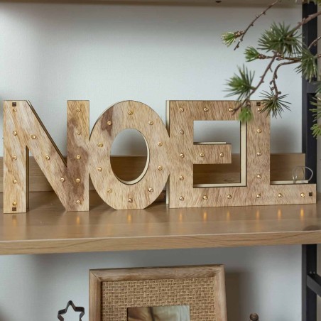 LETRAS NOEL MADEIRA LED...