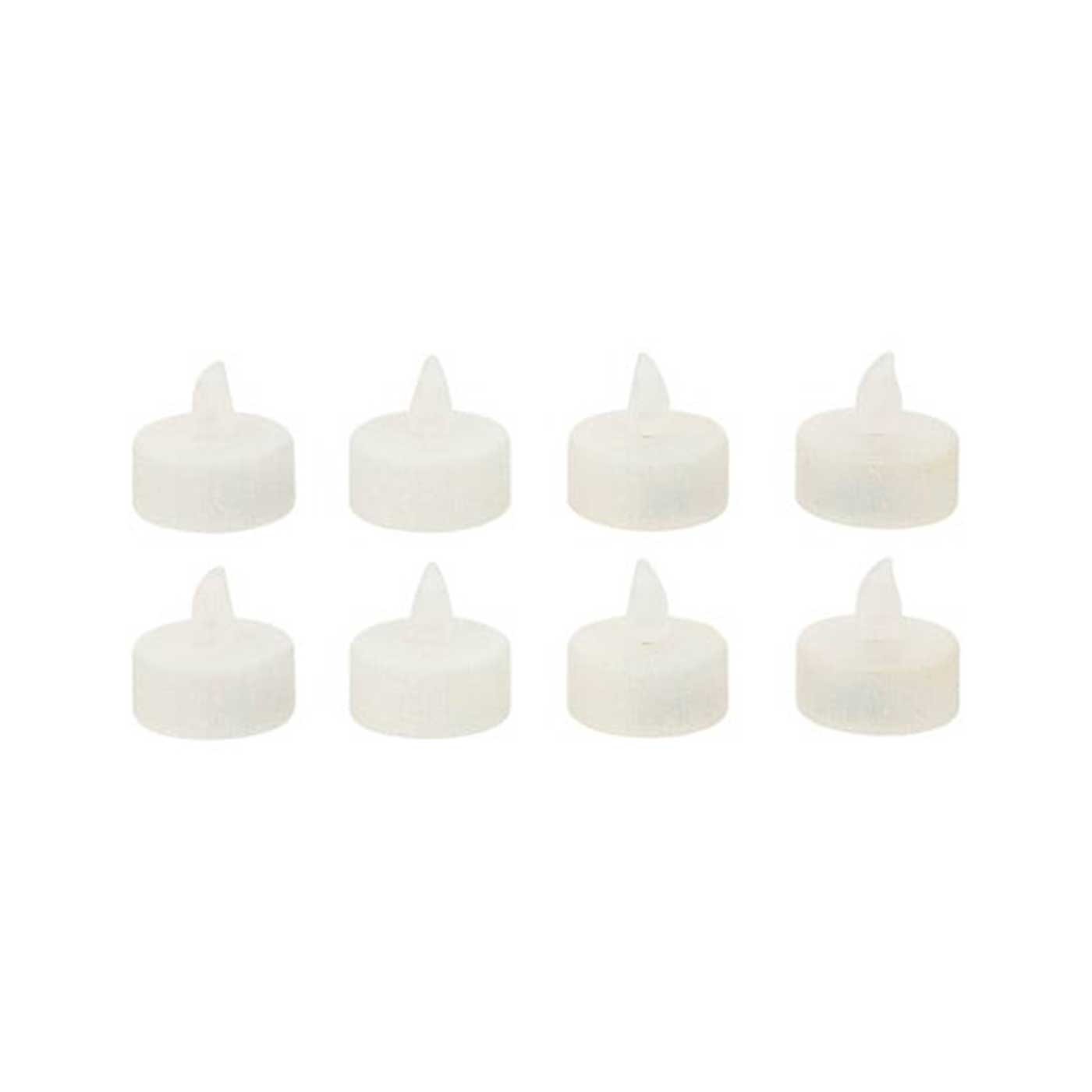 CONJ. 8 VELAS LED BRANCAS...