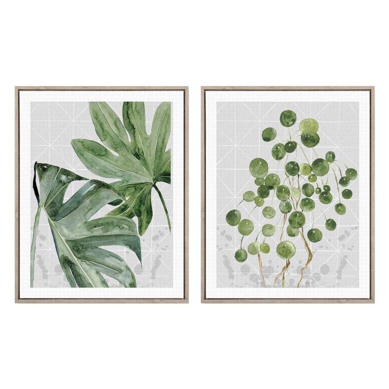 QUADRO FOLHAS VELMA 40X50