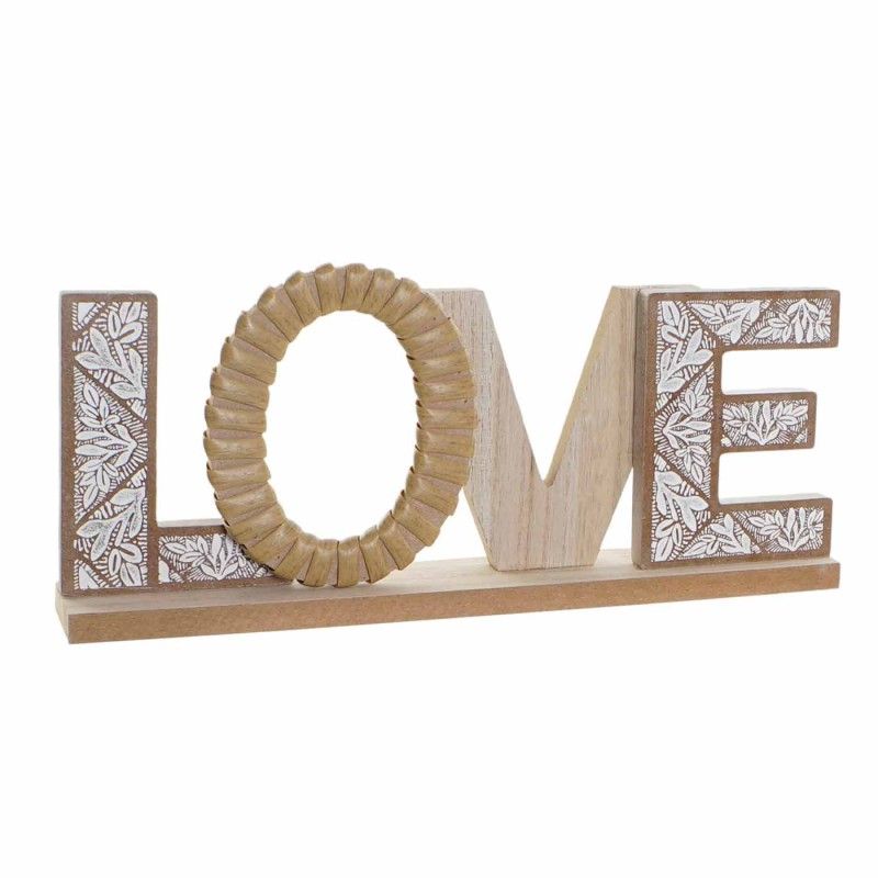 LETRAS MARROM YARINA 32CM