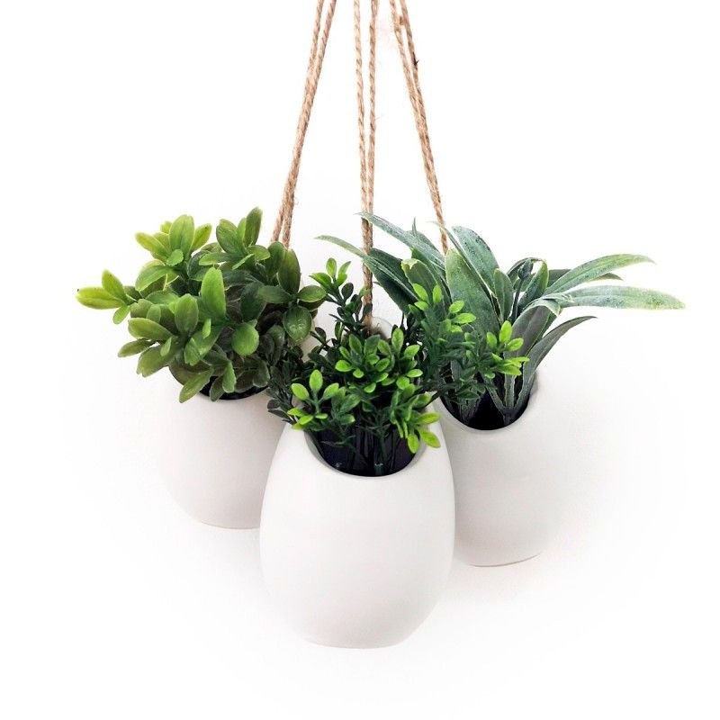 VASO SUSPENSO OVO MADI 13CM
