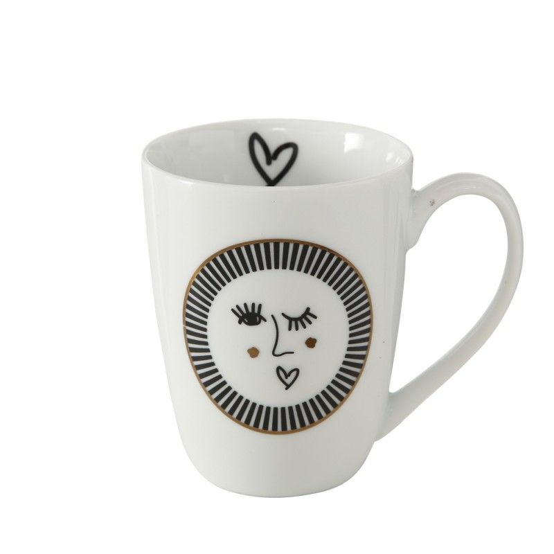 CANECA DE AMANTES DE PORCELANA
